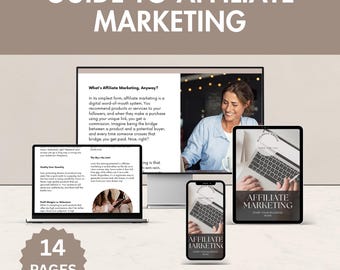 Affiliate Marketing Guide PDF | Make Money Online Affiliate Marketing For Beginners • Digital Download