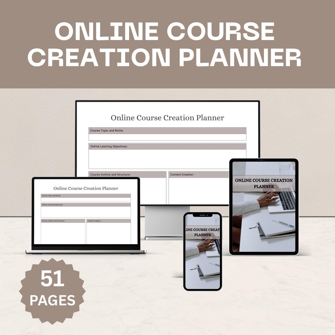 Online Course Planner | Digital Course Creation, Coaches ...