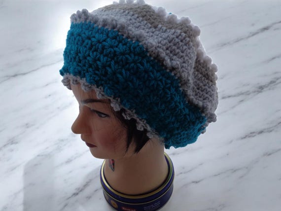 Multicolor Beanie hat, Dreadlock Hat, Victorian Crochet Beanie Hat, Women Head Warmer, Women Accessories, Fall Hat, Spring Hat, Winter Hat,