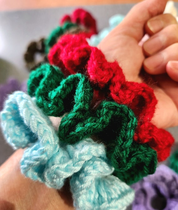 Handmade Crochet Scrunchies - Soft, Stylish & Perfect for Any Occasion - Ponytail Accessories - Hairband - Hair Ponytail  by La Nesamarie.