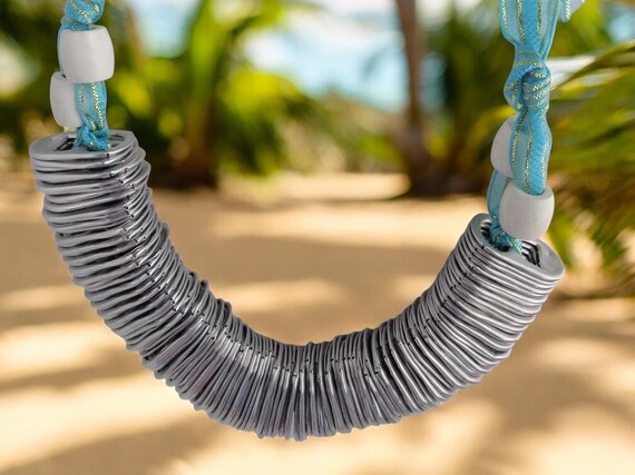 Recycled Pop tabs Necklace,
