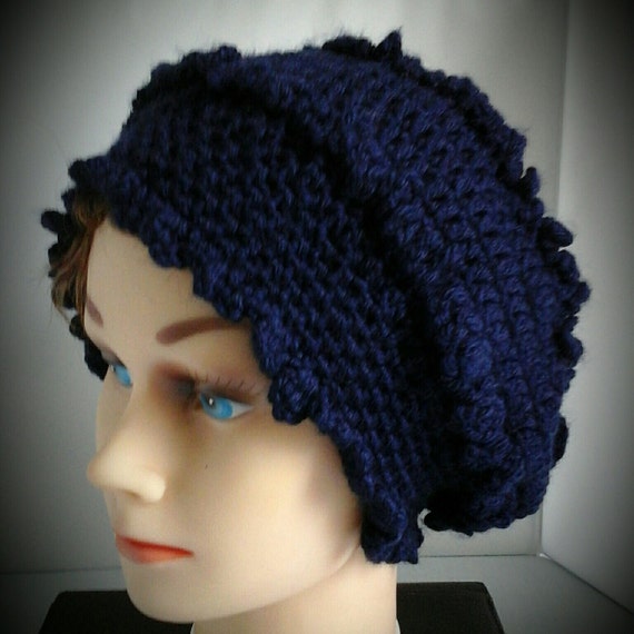 navy blue beanie hat