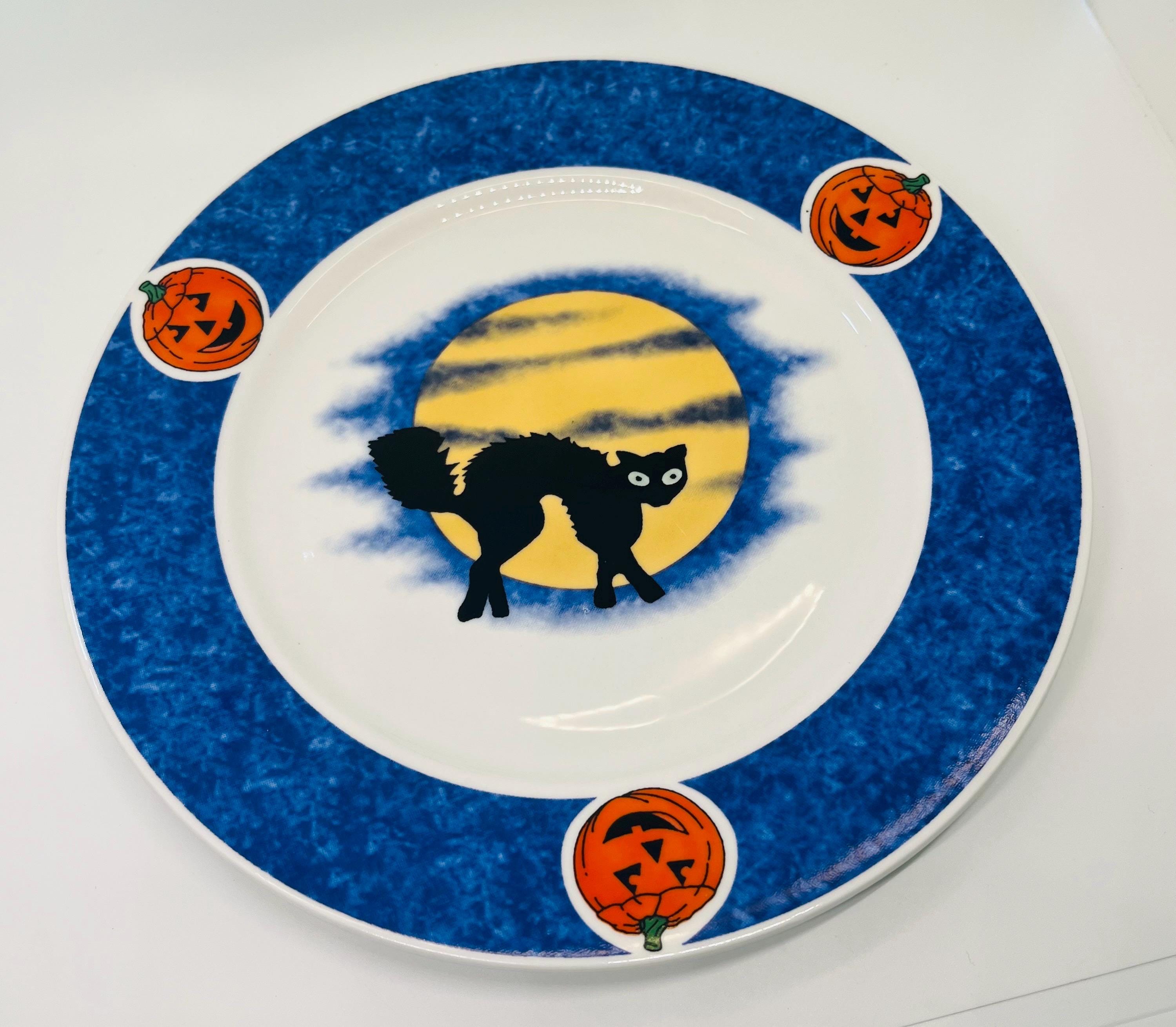 ブラックキャッツ ツアープレート Black Cat Dinnerware - Etsy