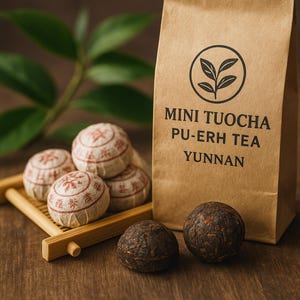 Pu-erh Tea with Sticky Rice Aroma – Mini Tuocha (Handmade in Yunnan)