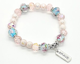BRAVE Armband, inspirierendes Armband, motivierender Schmuck, mutiger Schmuck, einzigartiges Armband, inspirierender Schmuck, tragbare Kunst, einzigartiges Geschenk