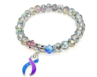 Rheumatoid Arthritis Bewusstsein Armband, RA Bewusstsein Armband, Rheumatoid Arthritis Bewusstsein, Einzigartiges Armband, Inspirierendes Geschenk, Einzigartiges Geschenk
