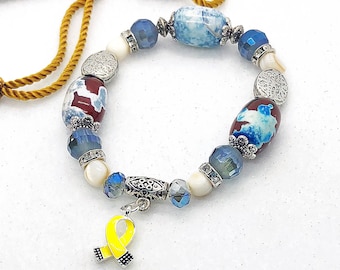 Endometriose Bewusstsein, Blasenkrebs, Hepatitis C Bewusstsein, Spina Bifida Bewusstsein, Hydrocephalus, Sarkom-Bewusstsein Armband