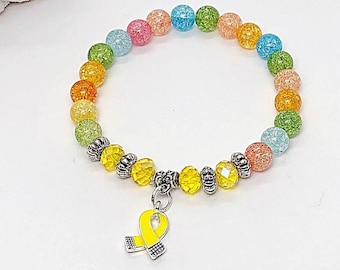 Blasenkrebs Awareness, Endometriosis, Hepatitis C Awareness, Spina Bifida Awareness, Hydrocephalus, Sarcoma Awareness Armband