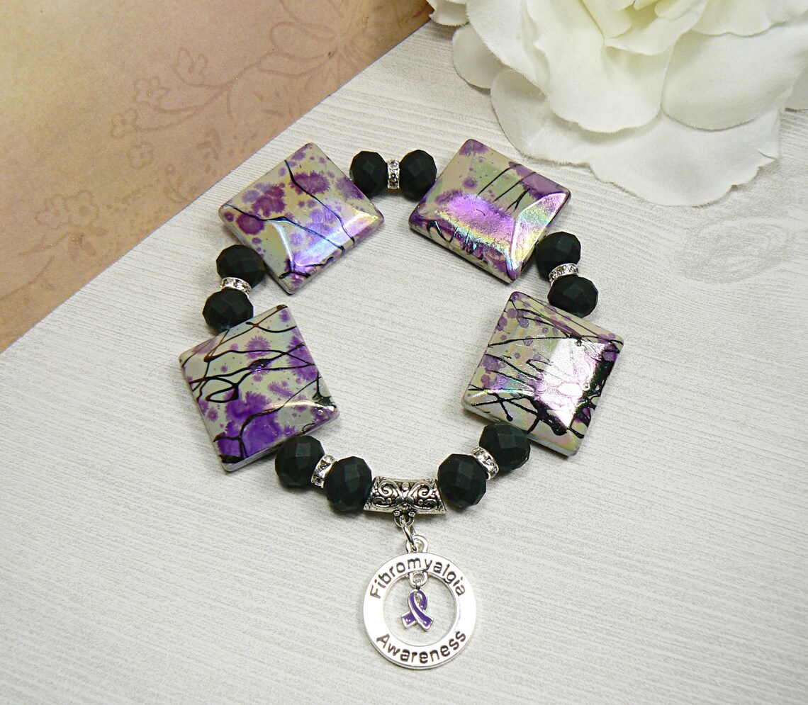 Fibromyalgia crystal bracelet Clearance