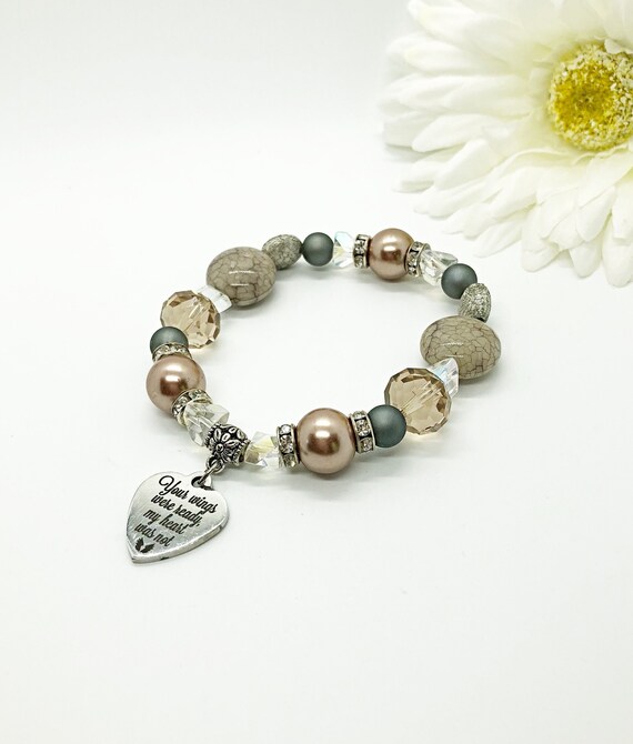 Inspirational Bracelet Infant Loss Bracelet Loss Mourning Etsy