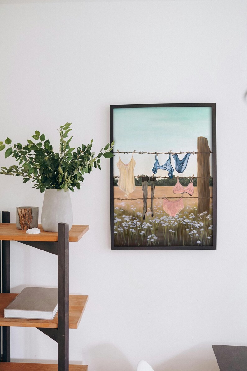 Feminine Urge Oil Painting Art Print, Southern Gothic Decor - Etsy