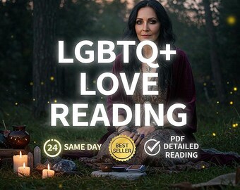 LGBTQ+ Love & Relationship Reading | Inclusive Guidance and Soulmate Tarot | PDF