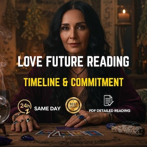 Lettura del futuro dell'amore - Cronologia delle relazioni e previsioni sull'impegno / Previsioni dell'unione psichica e tempistica del matrimonio in formato PDF