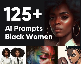 Midjourney Guide | Beautiful Black Women | AI Prompts and Professional Design | Create Digital Art | African American Female Ladies