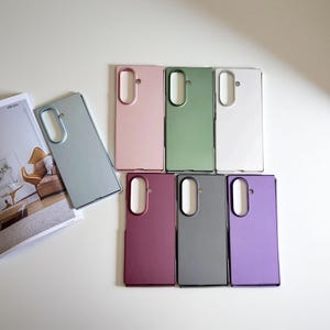 Matte PC Case for Samsung Galaxy Z Fold 7 6 5 4 3 – Ultra Thin Shockproof Protective Cover, Slim Hard PC Matte Finish Case for Samsung Fold