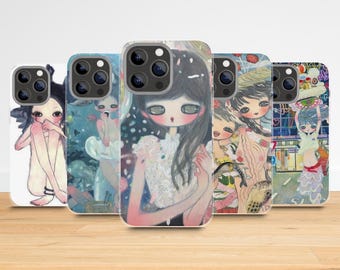 Funda para teléfono con diseño de Aya Takano Art, diseño de anime vanguardista