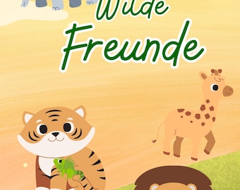 Kinder Malbuch zum Ausdrucken | Kreativer Malspaß für kleine Entdecker | Digitaler Download PDF