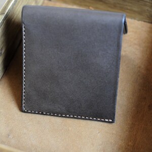 Hand Stitched Leather Basic Wallet image 3