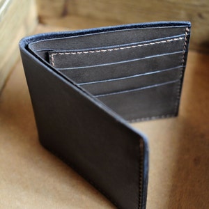 Hand Stitched Leather Basic Wallet image 4