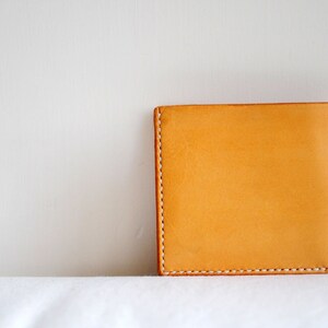 Hand Stitched Leather Basic Wallet image 1