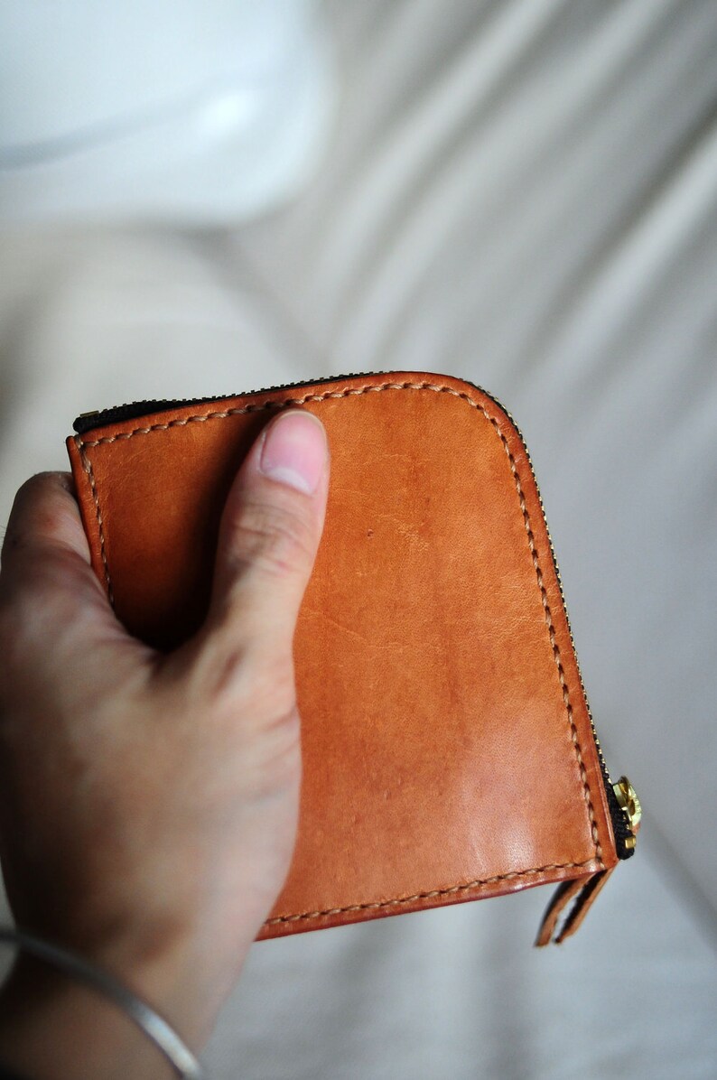 Hand Stitched Leather 3in1 Wallet Etsy