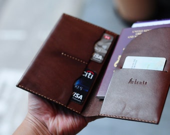 Artemis Leatherware Hand Stitched Leather Passport Covers
