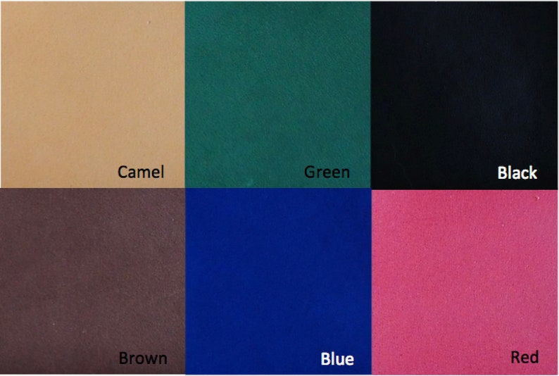 Artemis Leatherware Leather Color Sample Card image 1