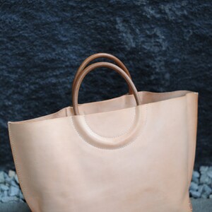 Artemis Leatherware Hand Stitched Leather Tote Bag/ Hand Bag image 4