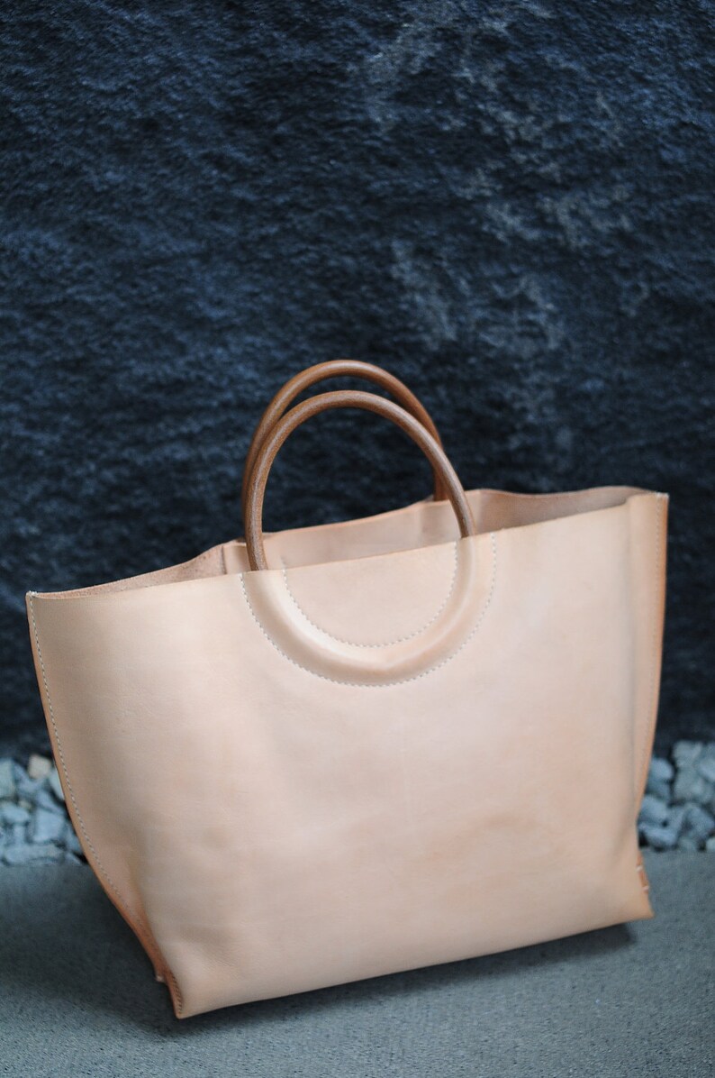 Artemis Leatherware Hand Stitched Leather Tote Bag/ Hand Bag image 4