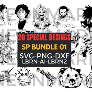 ARCANE Special Bundle– 20 Digital Files – SVG |  Laser Cut | Cricut | Silhouette | Sublimation | Engraving | Instant Download