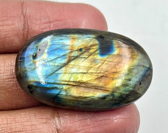 AAA Labradorite Cabochon, Natural Labradorite Gemstone for Ring, Pendant & Jewelry, Multi Labradorite Oval Shape Cabochon For Jewelry Making