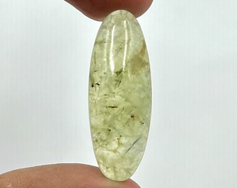 Prehnite Cabochon, Natural Prehnite Oval Gemstone For Jewelry Making, Prehnite Loose Gemstone, Healing Crystal, Semi Precious Gemstone