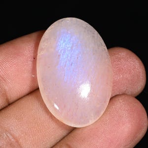 Rainbow Moonstone Gemstone, Flashy Moonstone Oval Cabochon, Natural Rainbow Moonstone, Wholesale Price Rainbow Moonstone For Jewelry, K-282