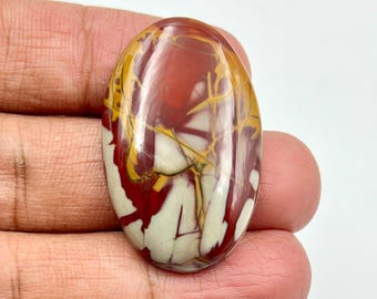 Noreena Jasper, Natural Noreena Jasper Cabochon, Noreena Jasper Oval Gemstone For Jewelry Making, Jasper, Gemstone, 36X23X6 MM, 41.70 Cts