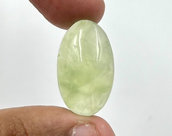 Natural Prehnite Oval Shape Gemstone For Jewelry Making, Prehnite Cabochon, Prehnite Loose Gemstone, Healing Crystal, Semi Precious Gemstone