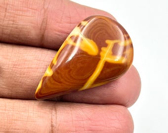 Noreena Jasper, Natural Noreena Jasper Cabochon, Noreena Jasper Pear Gemstone For Jewelry Making, Jasper, Gemstone, 33X20X5 MM, 26.50 Cts