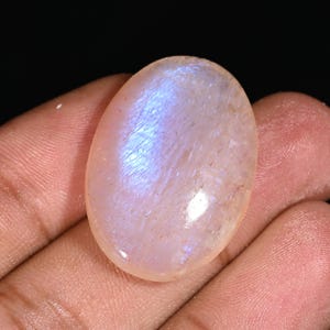Rainbow Moonstone, Rainbow Moonstone Oval Cabochon, Natural Rainbow Moonstone Gemstone, Wholesale Price Rainbow Moonstone For Jewelry K-283