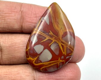 Noreena Jasper, Natural Noreena Jasper Cabochon, Noreena Jasper Fancy Gemstone For Jewelry Making, Jasper, Gemstone, 36X24X4 MM, 25.70 Cts