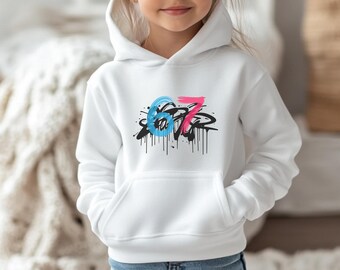 Six Seven Kid Hoodie, 6 7 Youth Viral Meme Hooded Sweatshirt, Children's Graphity Sweatshirt