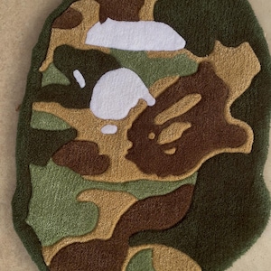 Custom Bape Logo Rug