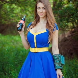 Custom Women Vault Suit Cosplay Geek Fashion Costume
