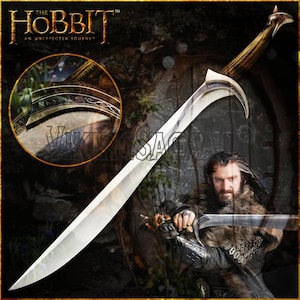 Handmade Orcrist Sword Replica: Viking Inspired Display Decor