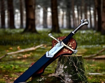 Handcrafted Stainless Steel Viking Sword: Personalized Collector's Heirloom