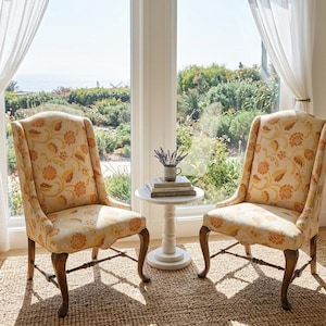Ethan Allen Wingback Chairs - Etsy