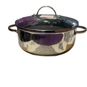 PRINCESS HOUSE 4 liter rostfritt stål Excalibur non-stick induktionsklar kastrull NIB