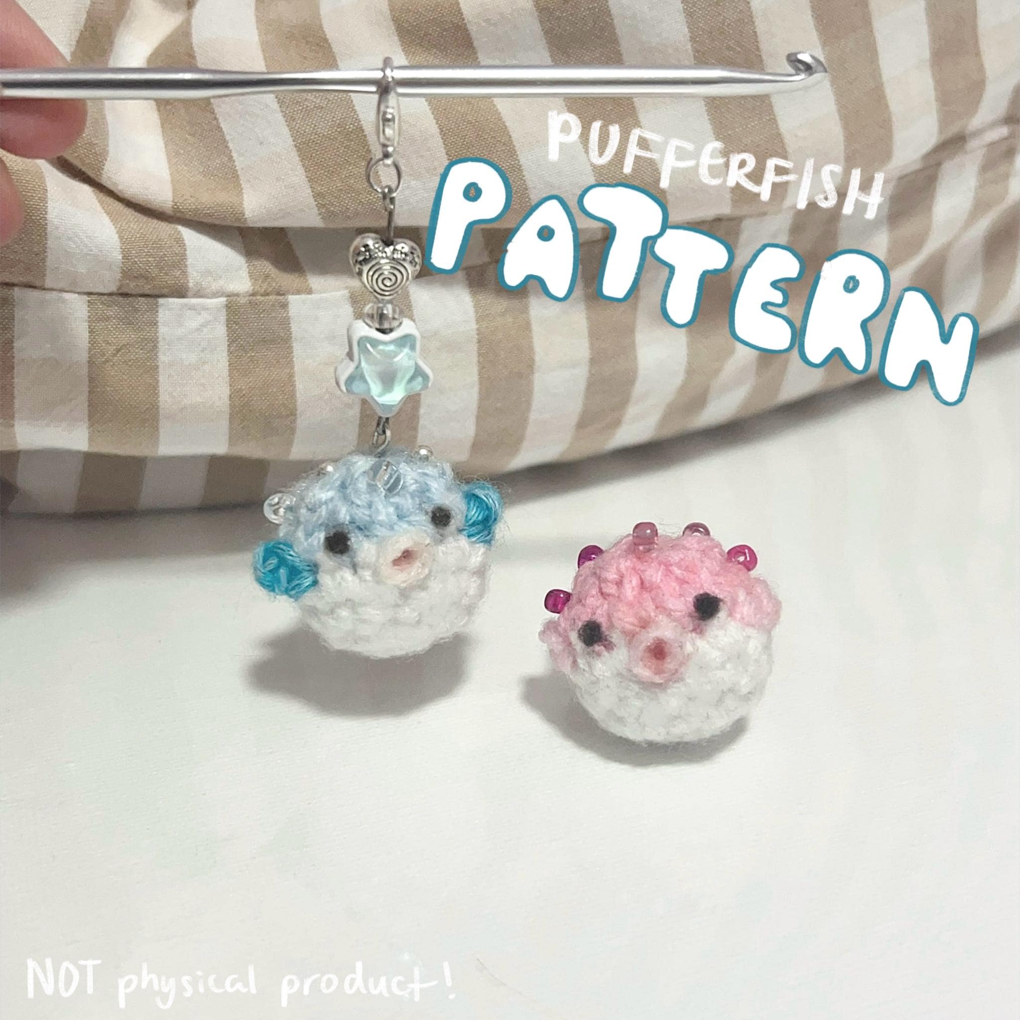 Pufferfish Keychain Crochet Pattern [digital Pdf Tutorial] - Etsy