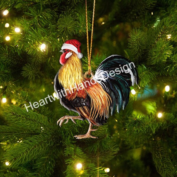 Rooster Ornament Etsy