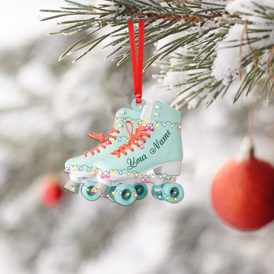 Roller Skates Christmas Lights Ornament Roller Skates Etsy