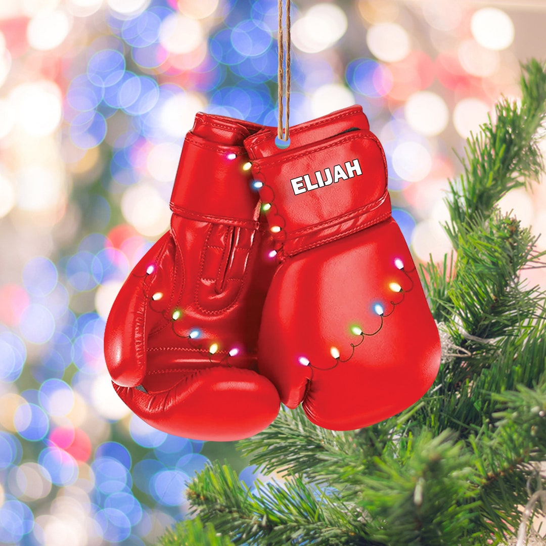 Boxing Gloves Christmas Ornament Boxing Christmas Ornament - Etsy