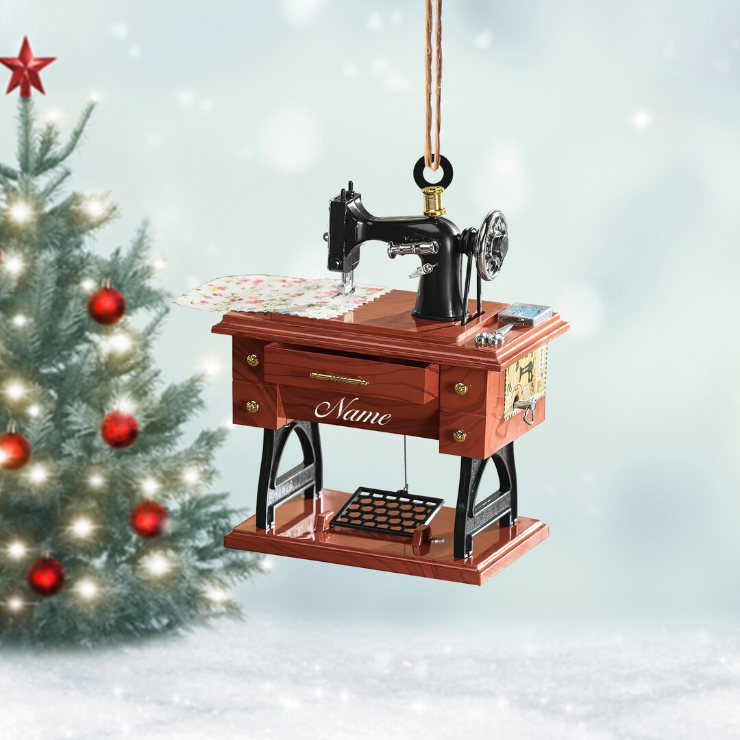 Sewing Machine Ornament Sewing Machine Christmas Ornament Etsy